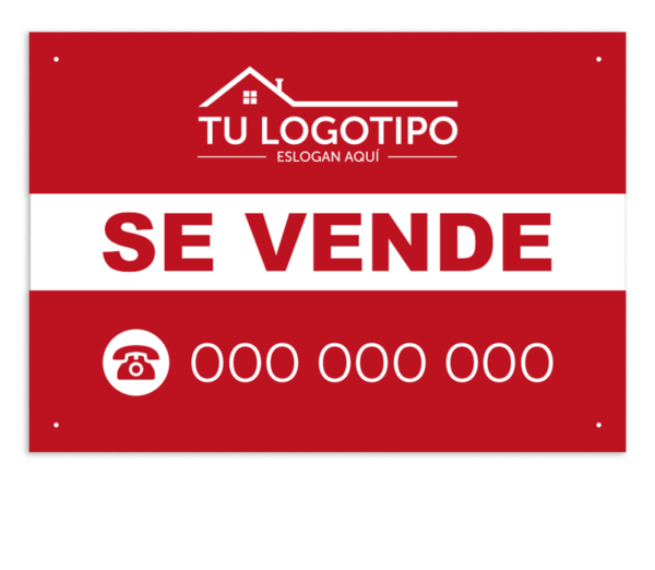 Cartel inmobiliaria