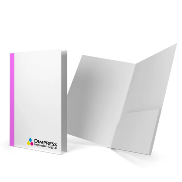 carpeta con solapa