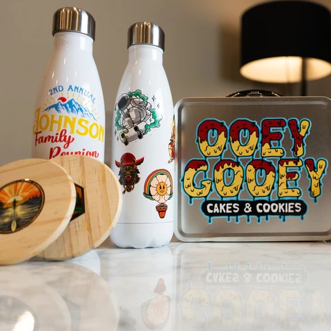 Stickers en DTF UV