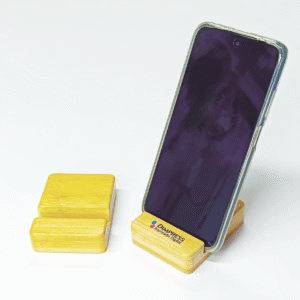 Soporte para celular de bamboo personalizado
